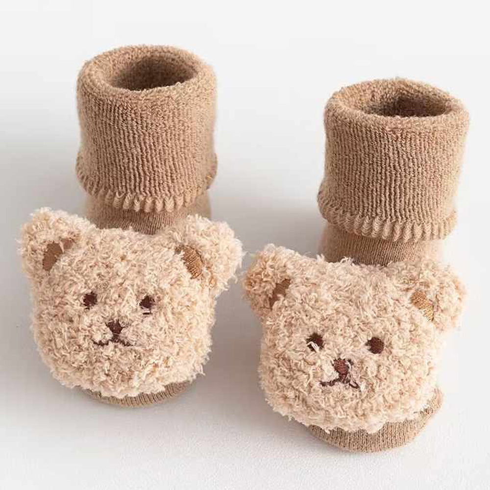 Bloomiver Baby Socks Bear - Taupe
