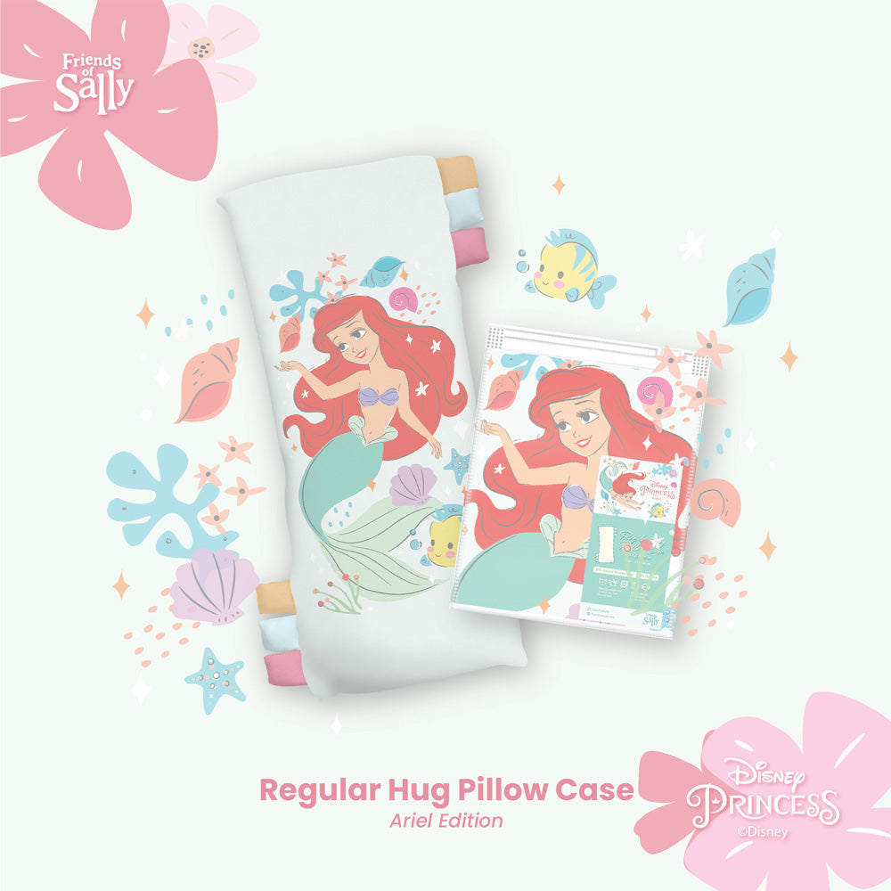 Friends of Sally Hug Pillow Case - Disney Ariel