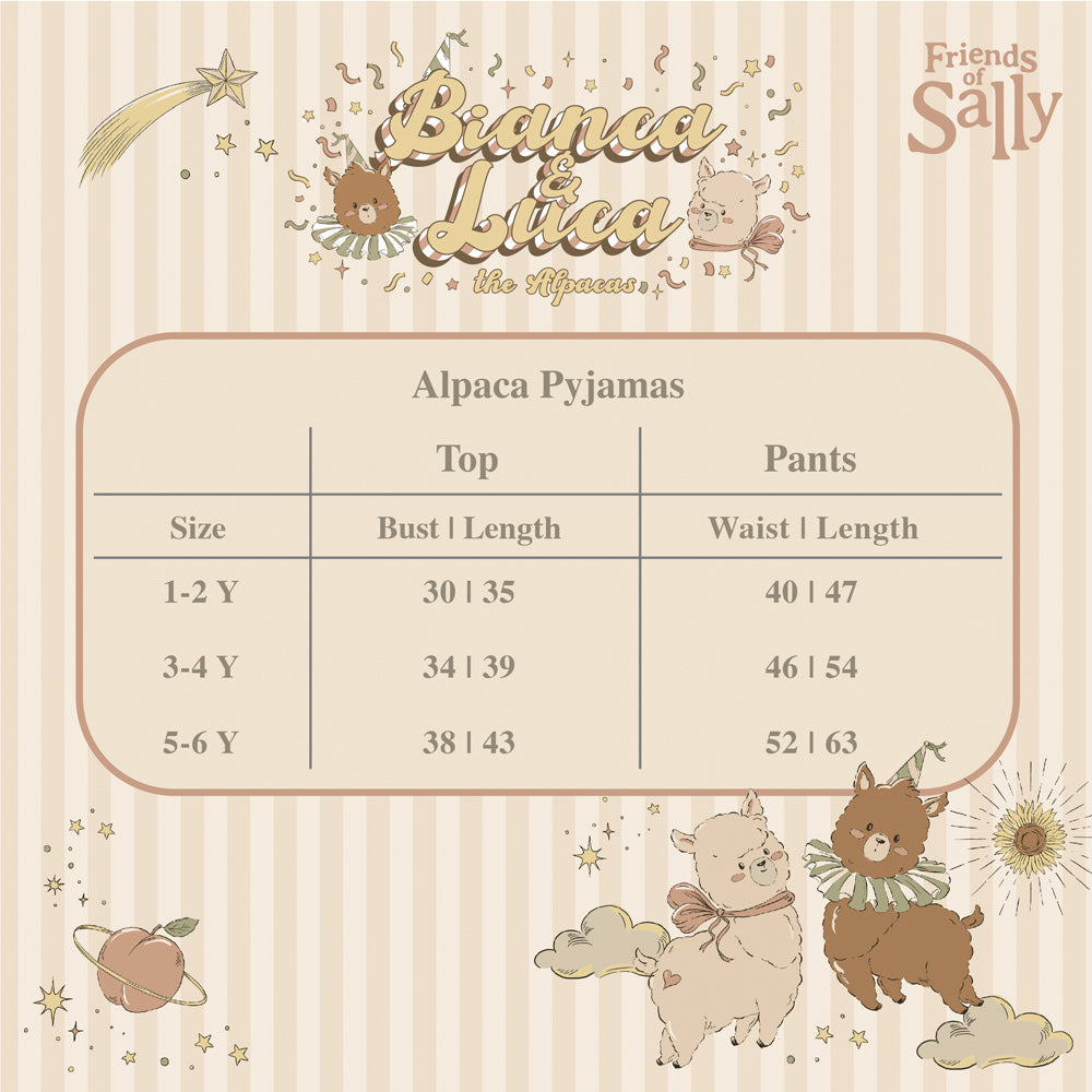 Friends of Sally Pyjamas - Alpaca