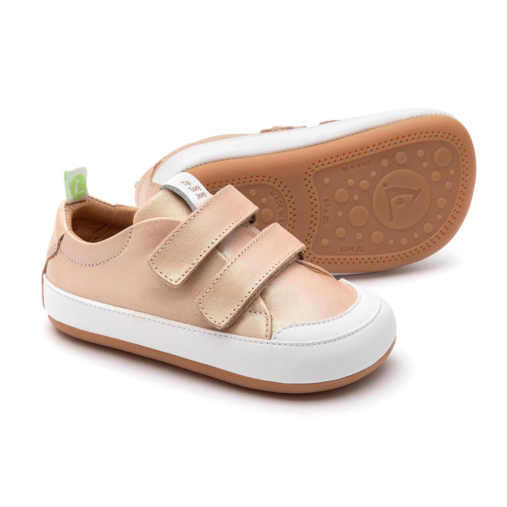 Tip Toey Joey Sneakers - Bossy Candy Dream White