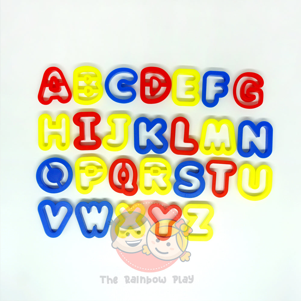 Rainbow Play Alphabet Cutter Set