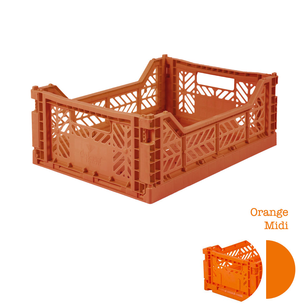 Aykasa Folding Crate - Orange