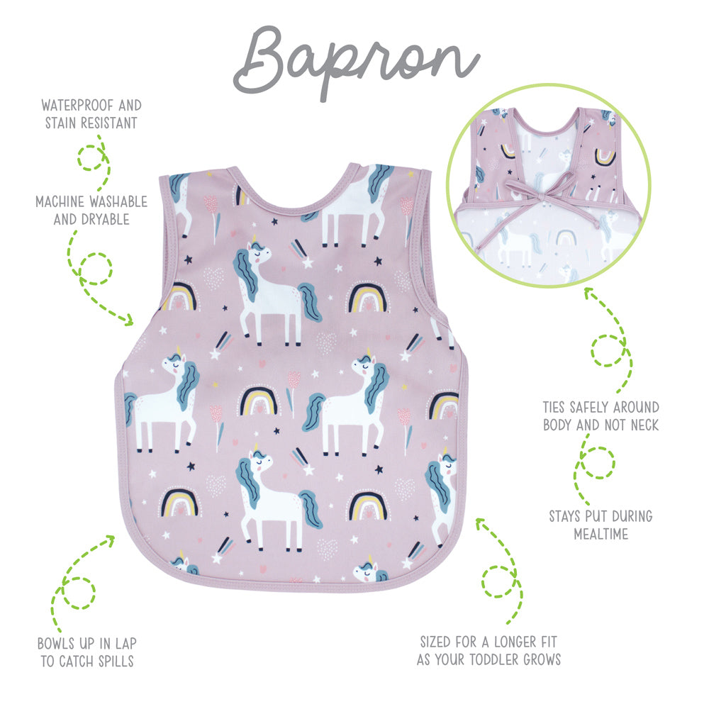 BapronBaby Bib - Unicorn Wishes