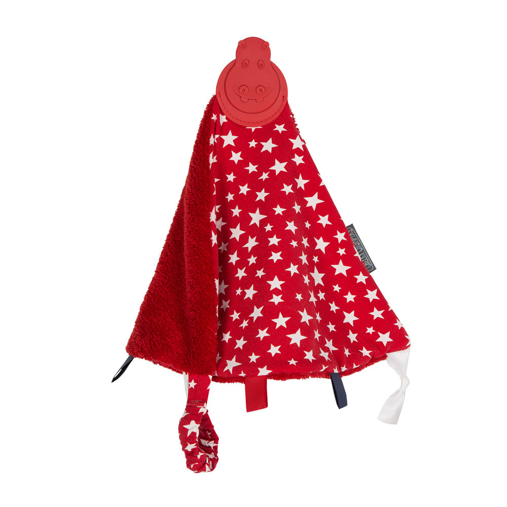 Cheeky Chompers Comfortchew Comforter - Red Stars