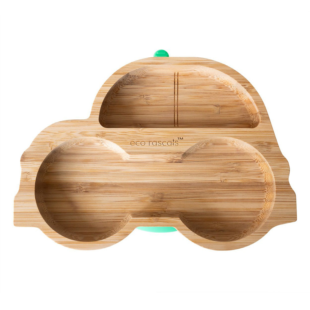 Eco Rascals Bamboo Suction Plate - Car
