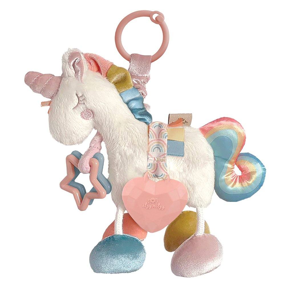 Itzy Ritzy Link And Love Teething Activity Toy - Unicorn