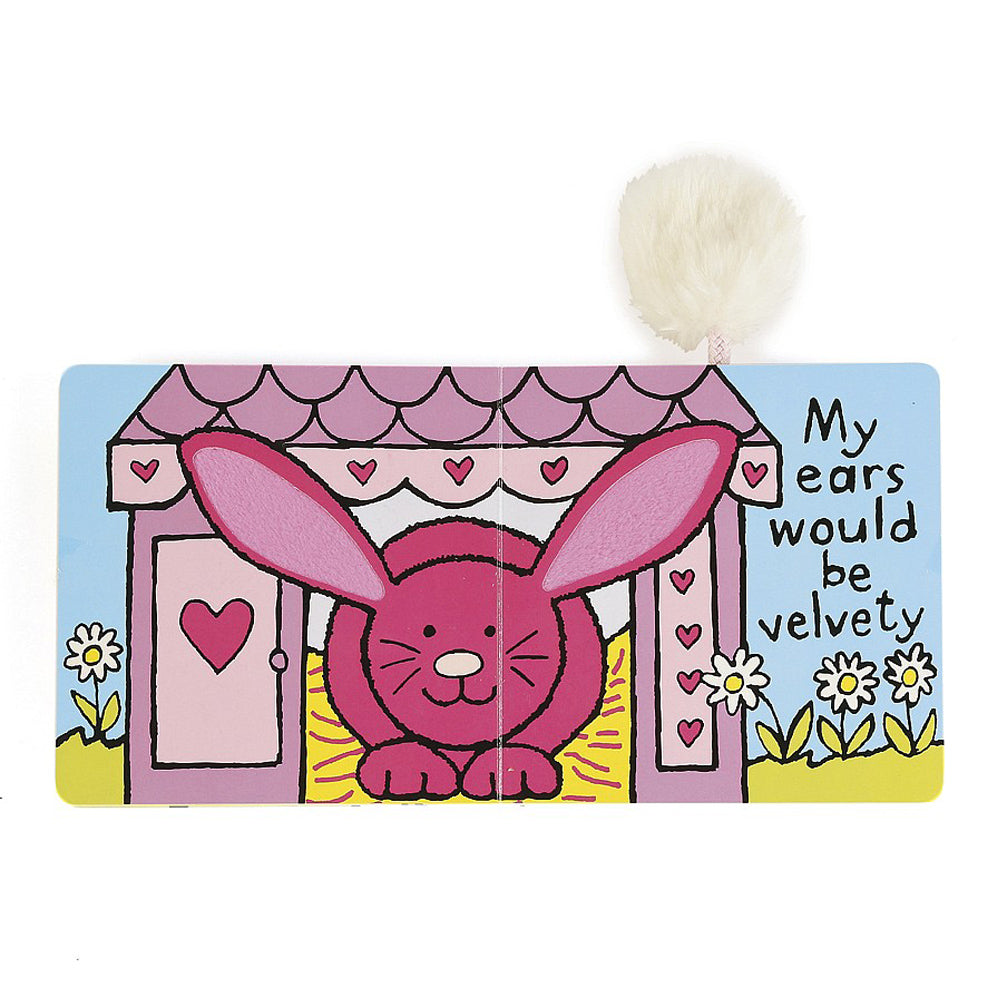 Jellycat If I Were A Rabbit Board Book - Pink