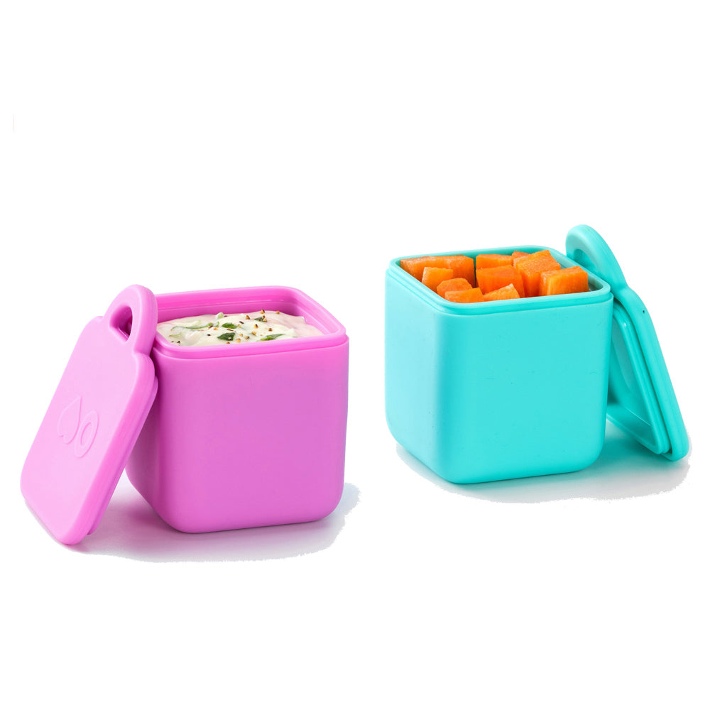 Omie OmieDip Containers - Pink Teal