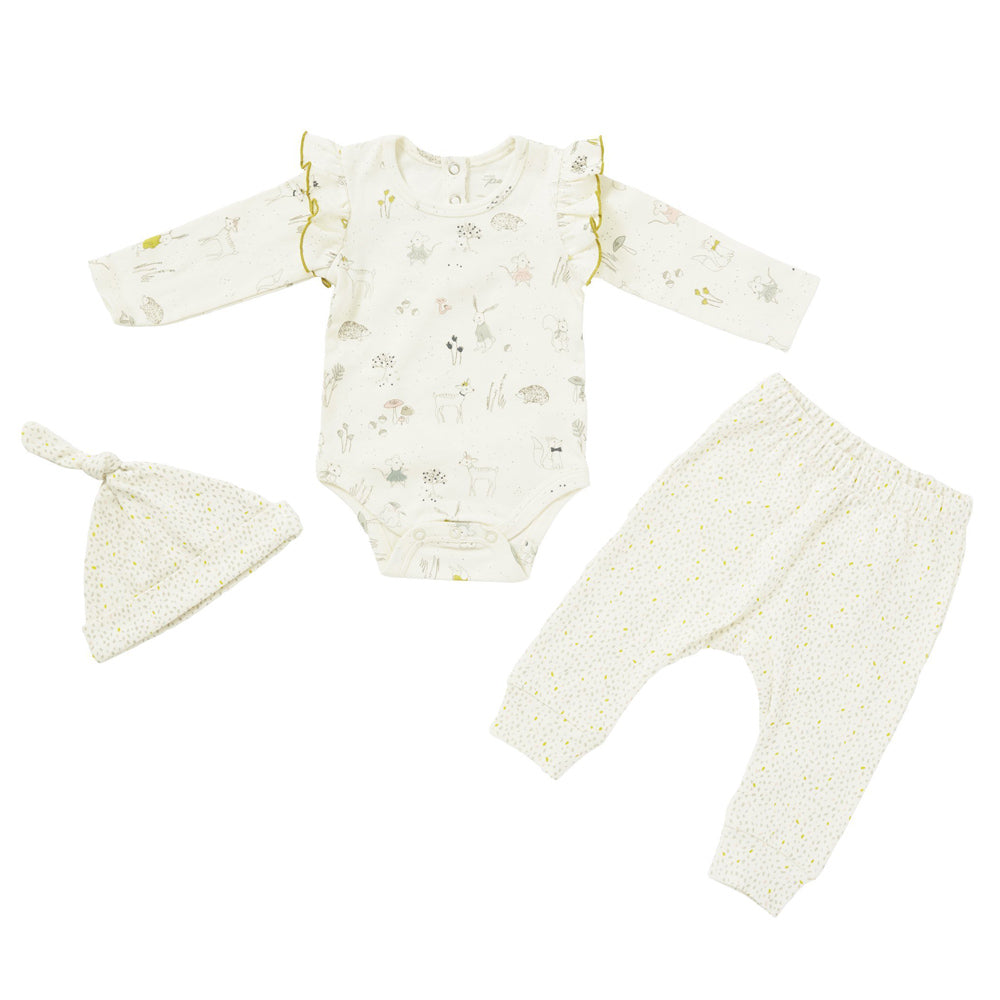 Pehr Ruffle 3-Piece Set - Magical Forest