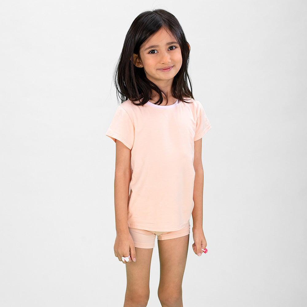 Pimallow Kids T-Shirt - Salmon Pink