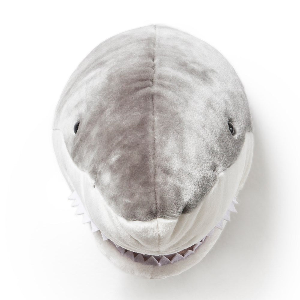 Wild and Soft Plush Animal Head - Shark Jack