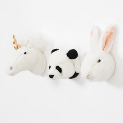 Wild and Soft Plush Mini Animal Heads - Lovely Box