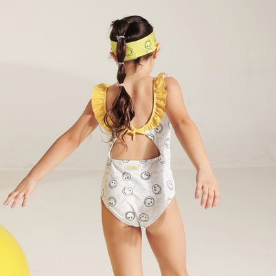 Lee Vierra Kids Born to Smiley Ruffle Leotard - Smiley