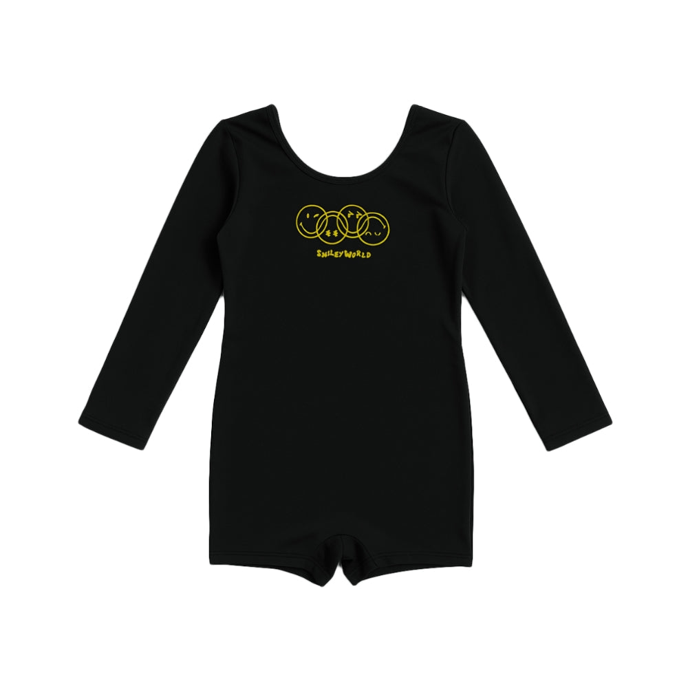 Lee Vierra Kids Born to Smiley Open Back One Piece - Black