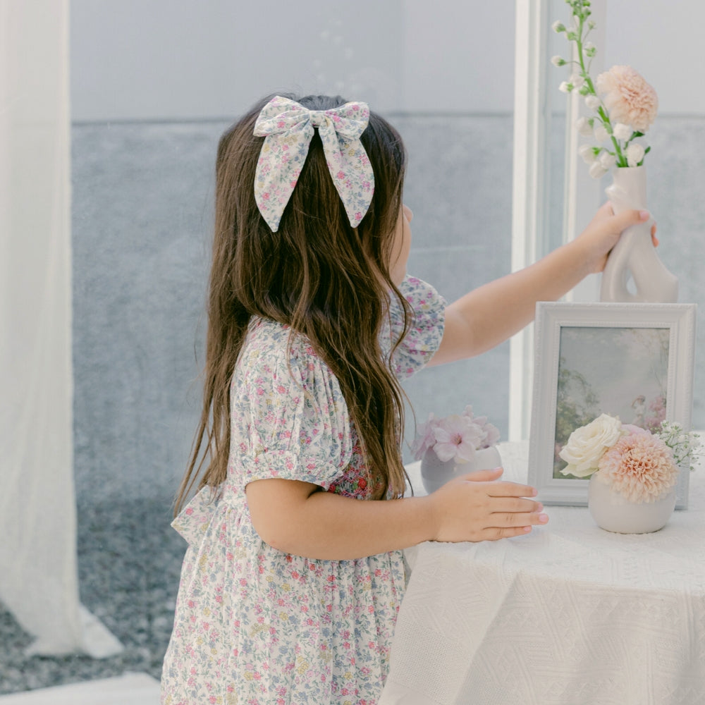 Leaf Lili Whispering Meadow Hair Accessories - Long Tail Hair Bow