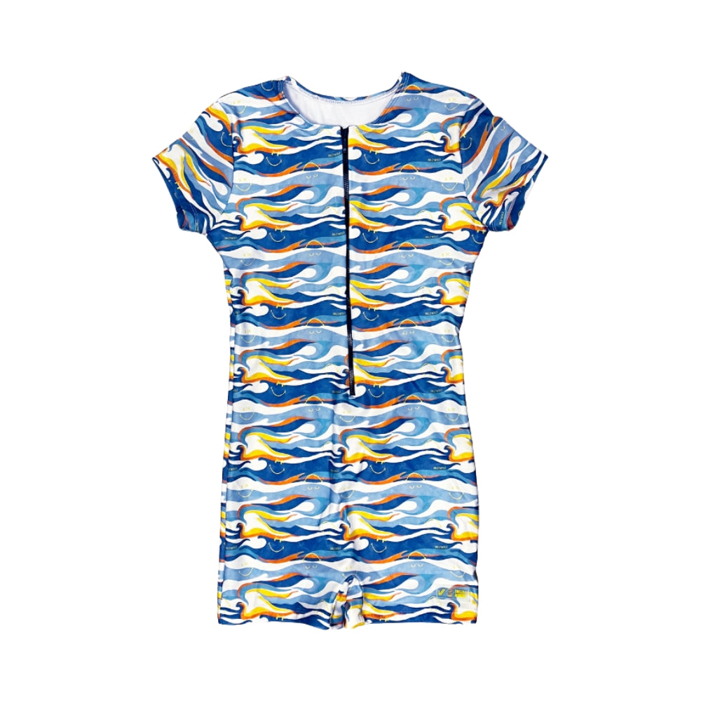 Lee Vierra Kids Smiley Wave Women Diving Suit