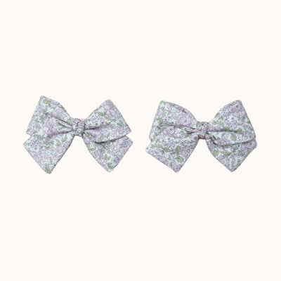 Leaf Lili Whispering Meadow Hair Accessories - Medium Classic Tail Bow Set