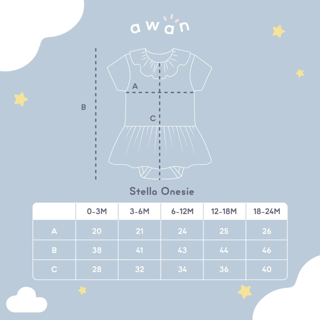 Awan Classic Collection - Stella Onesie Dress