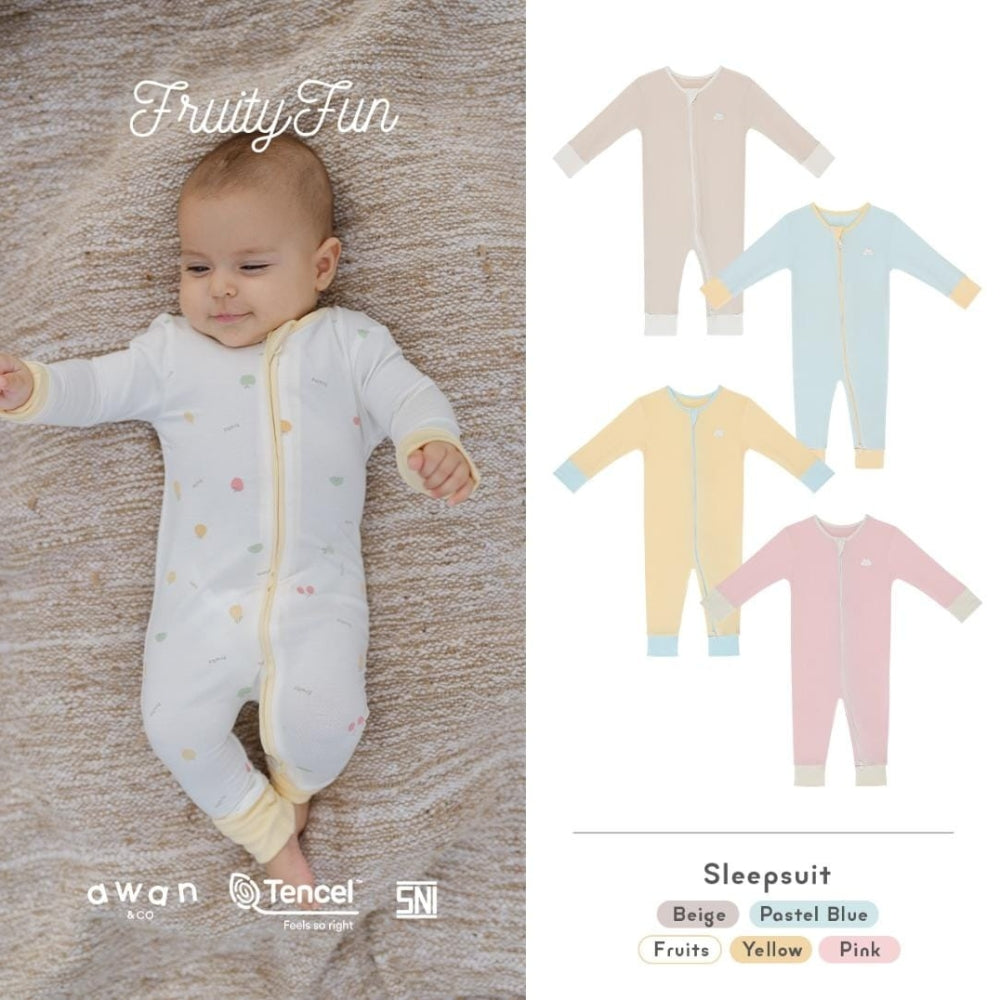 Awan Fruity Fun Collection - Sleepsuit