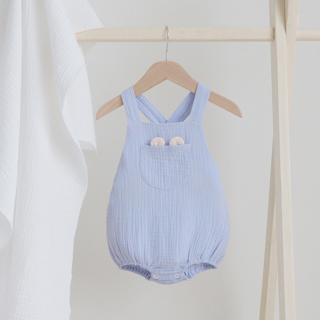 Awan Muslin Collection - Bear Romper