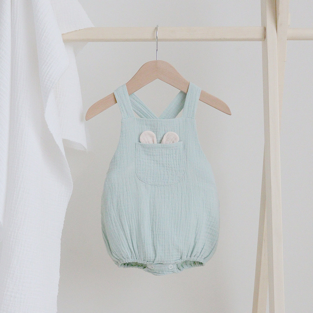 Awan Muslin Collection - Bear Romper