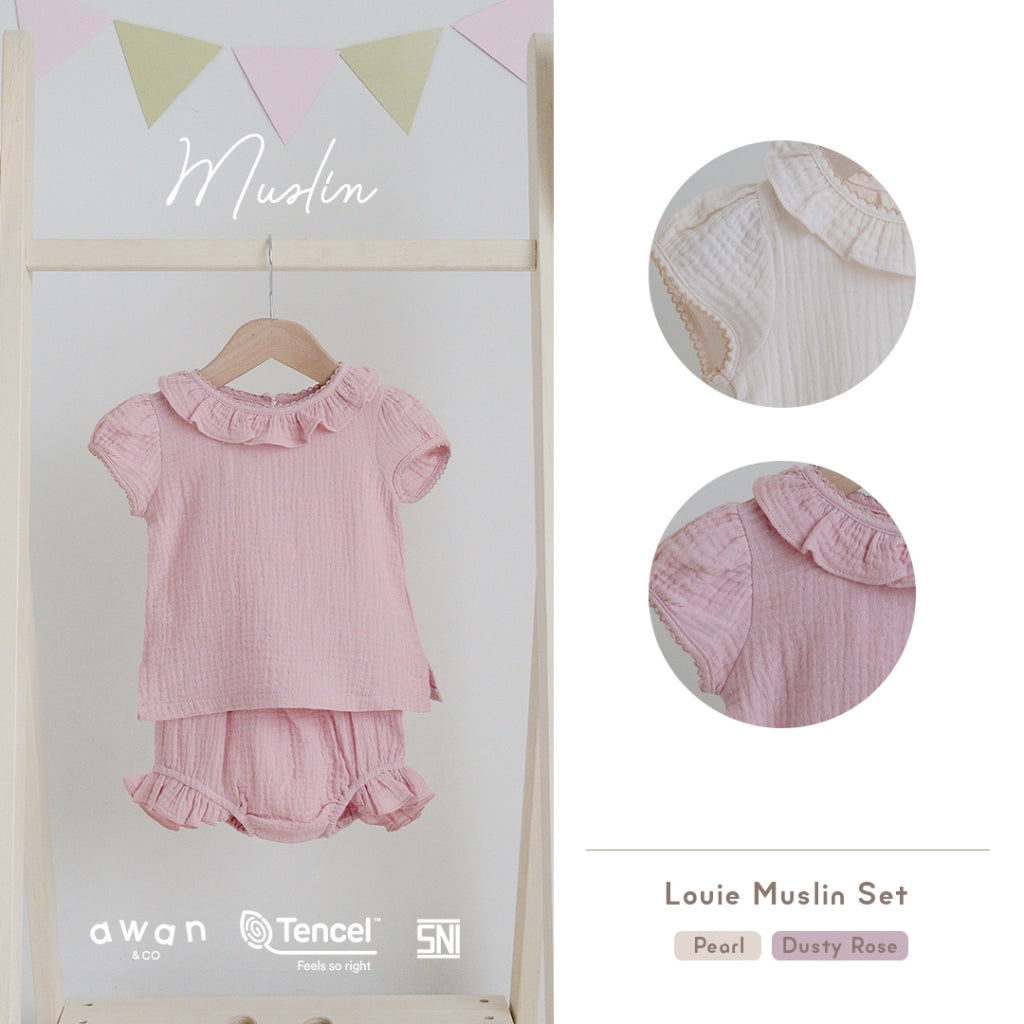 Awan Muslin Collection - Louie Muslin Set