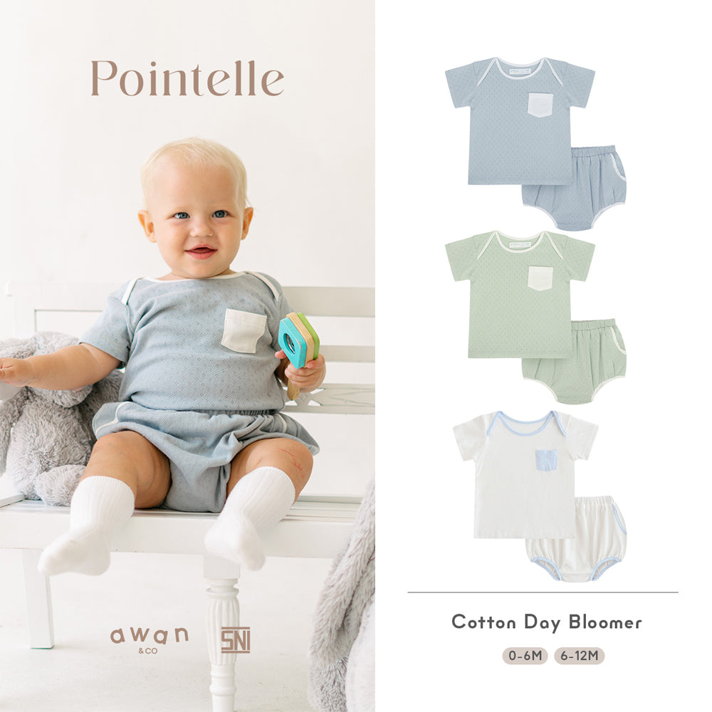 Awan Pointelle Collection - Cotton Day Bloomer