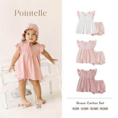 Awan Pointelle Collection - Grace Cotton Set