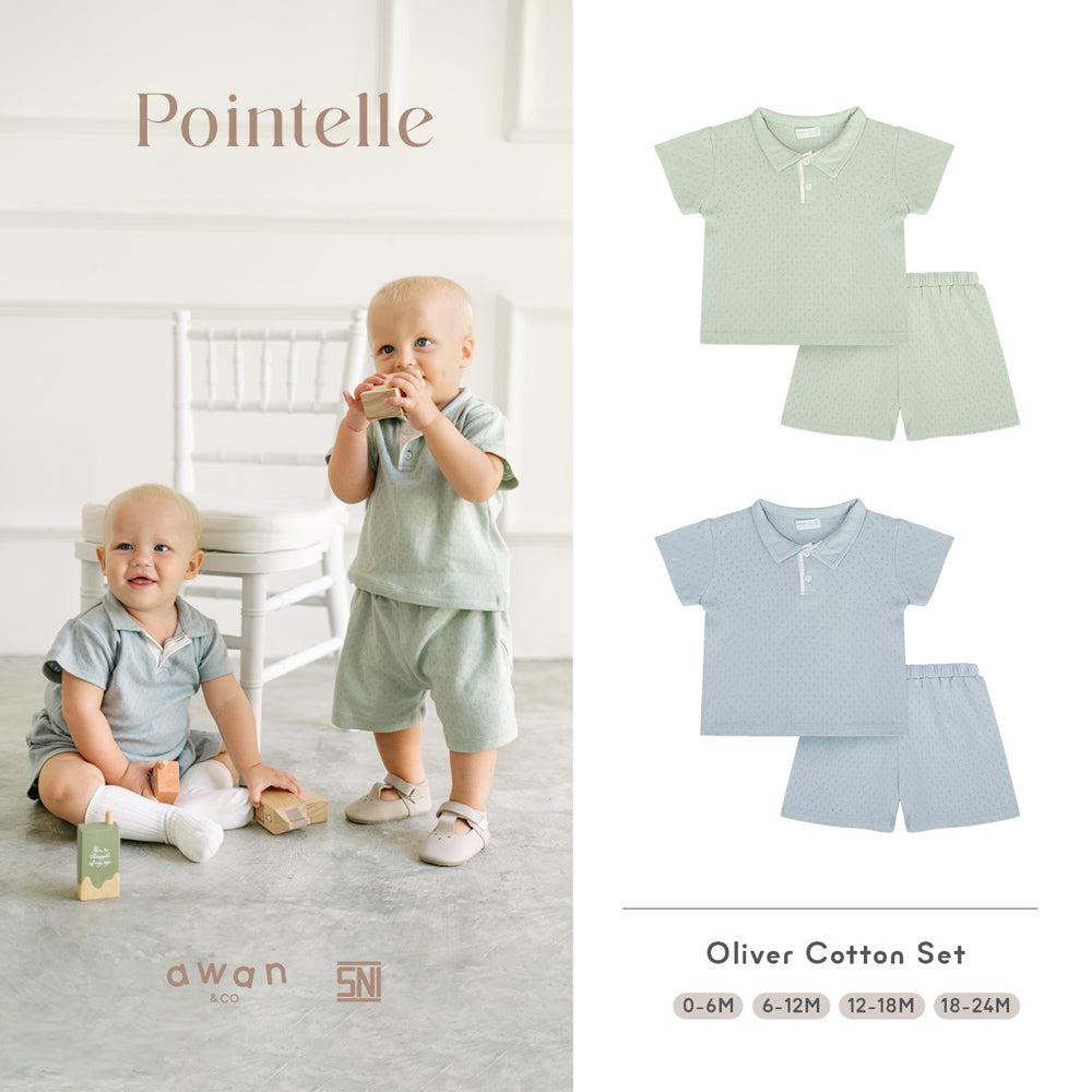 Awan Pointelle Collection - Oliver Cotton Set