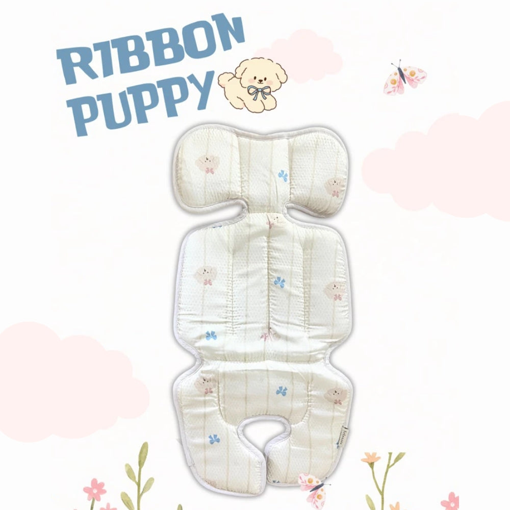Bebenuvo Ice Punggi Cool Seat Liner - Ribbon Puppy