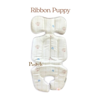 Bebenuvo Ice Punggi Cool Seat Liner - Ribbon Puppy