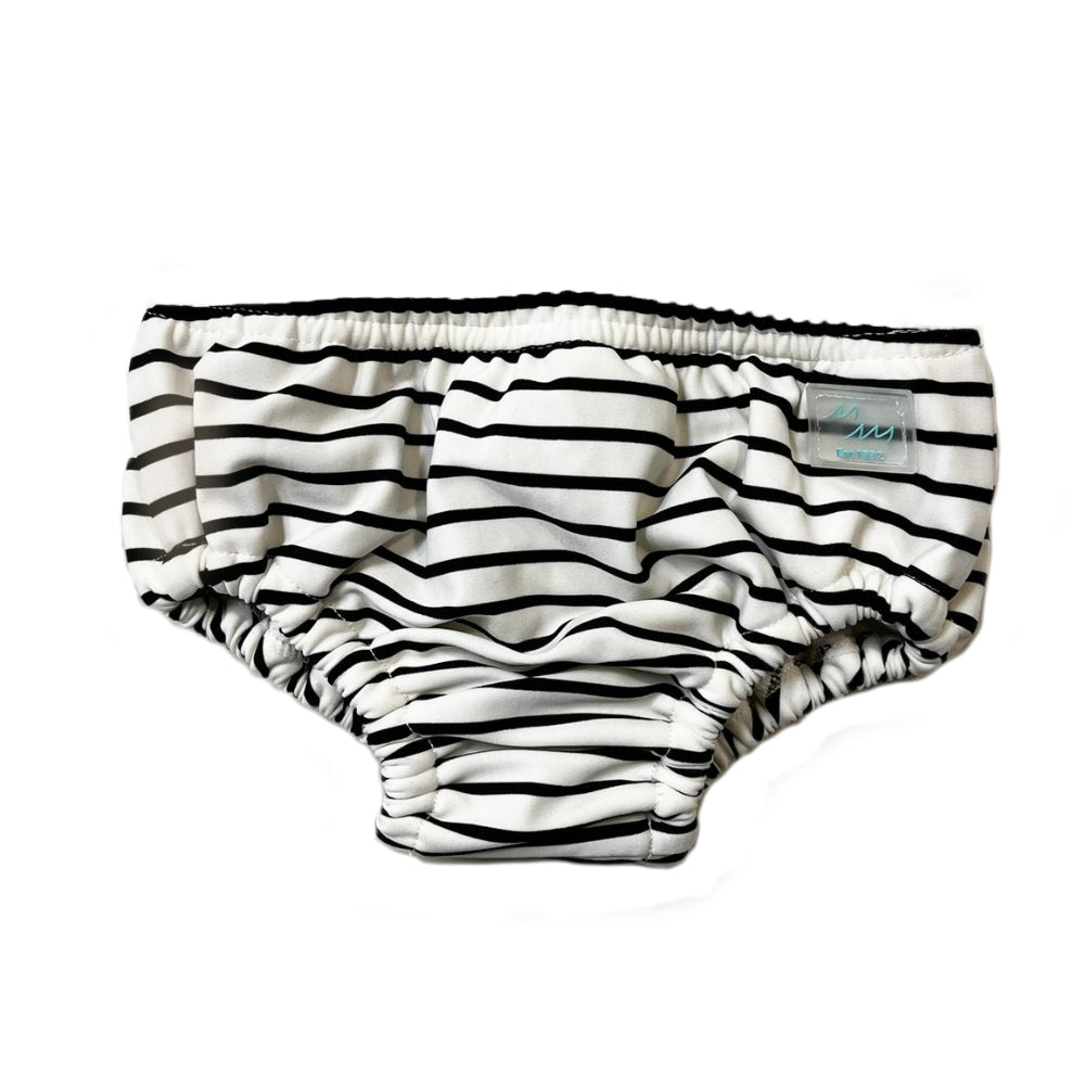 Lee Vierra Kids Noel Au Soleil Baby Swim Diapers - Black Stripes New