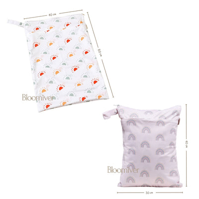 Bloomiver Double Pocket Wet Bag Large