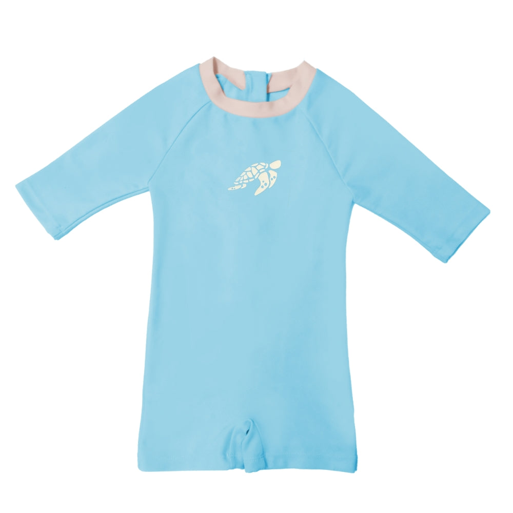 Lee Vierra Kids Noel Au Soleil Unisex Mid-Length Sleeved Baby Diving - Blue Glow