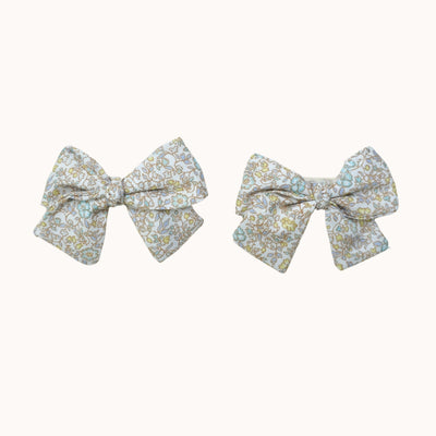 Leaf Lili Whispering Meadow Hair Accessories - Medium Classic Tail Bow Set