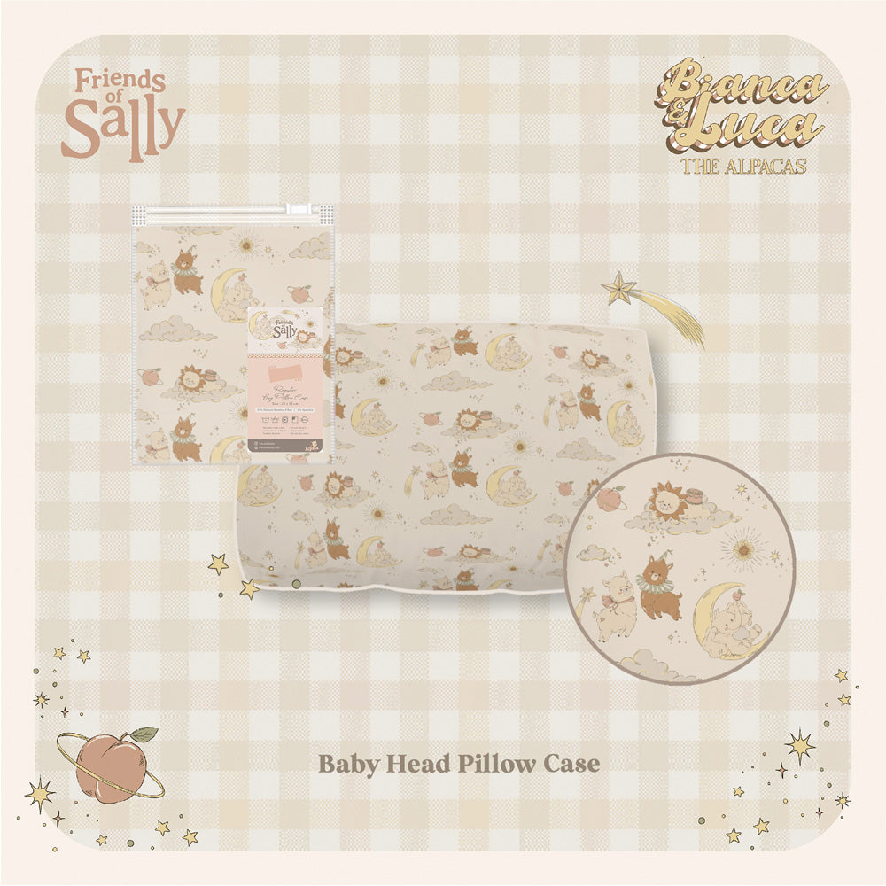 Friends of Sally Head Pillow Case - Alpaca