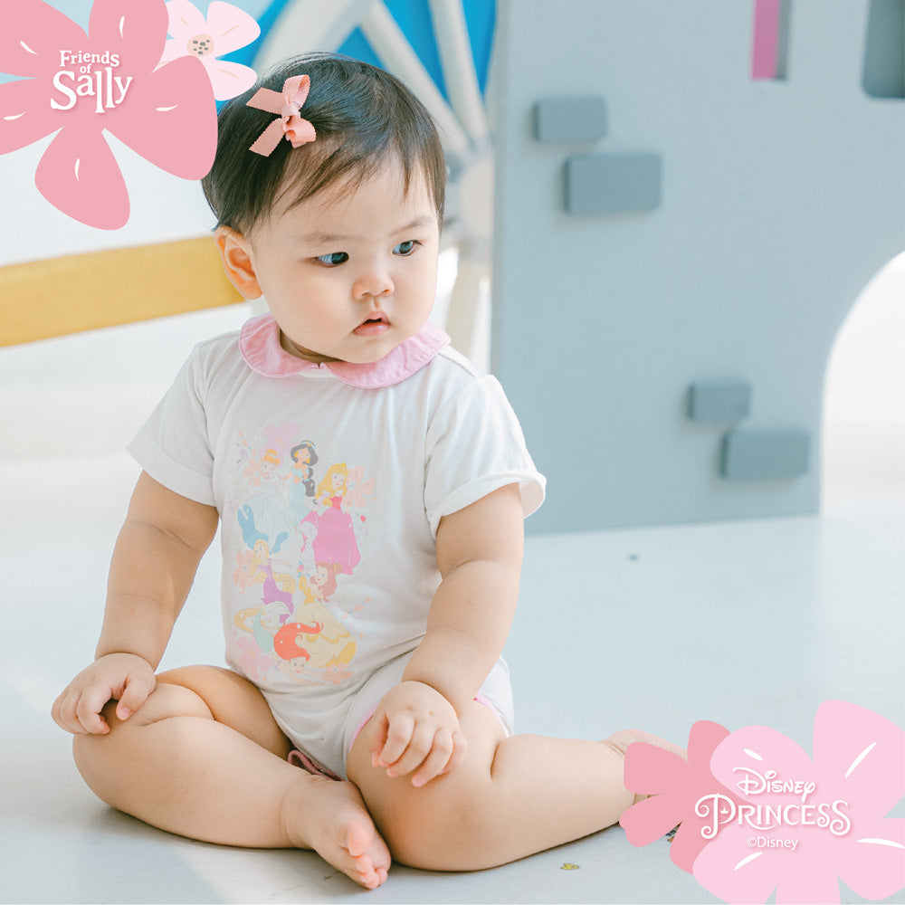 Friends of Sally Bamboo Collar Onesie Set - Disney Princess