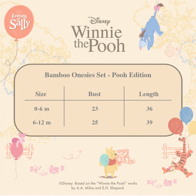 Friends of Sally Bamboo Onesies Set - Winnie the Pooh