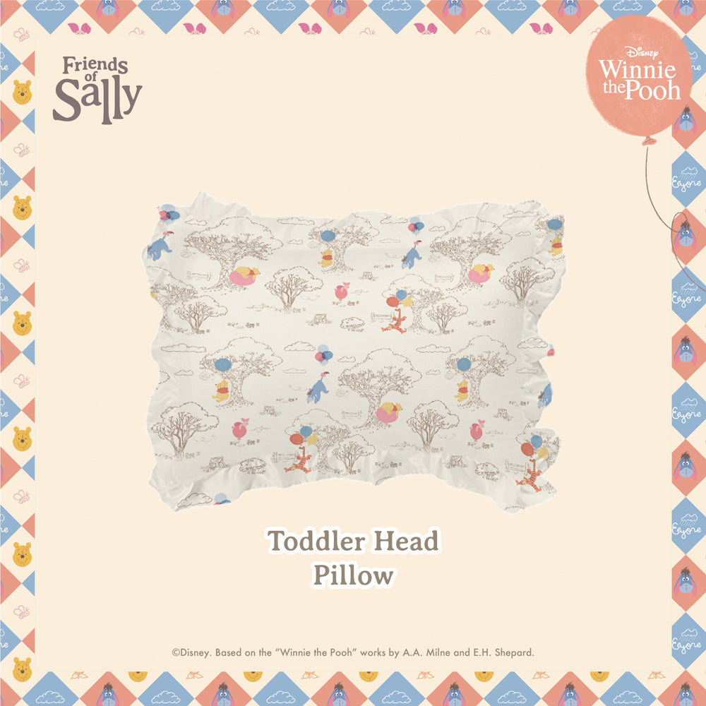 Friends of Sally Head Pillow Case - Winnie the Pooh