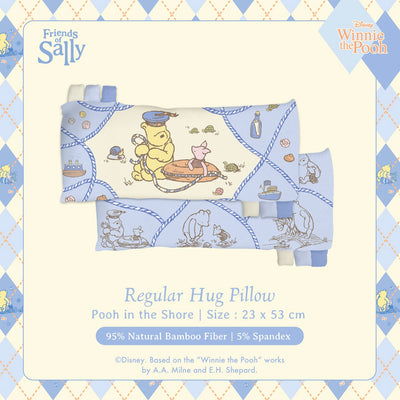 Friends of Sally Hug Pillow - Pooh in the Shore