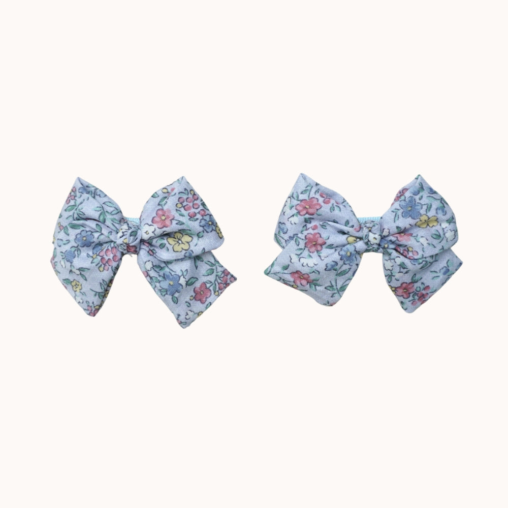 Leaf Lili Whispering Meadow Hair Accessories - Medium Classic Tail Bow Set