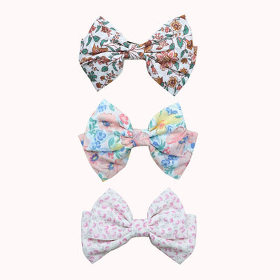 Leaf Lili Whispering Meadow Hair Accessories - Large Classic Bow