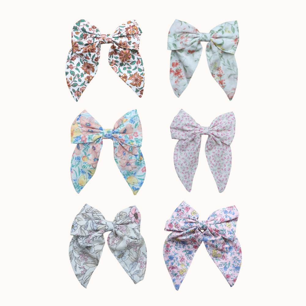 Leaf Lili Whispering Meadow Hair Accessories - Long Tail Hair Bow