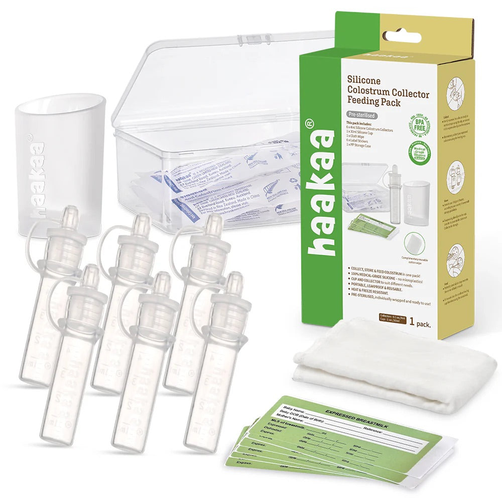 Haakaa Pre-Sterilised Silicone Colostrum Collector Feeding Pack