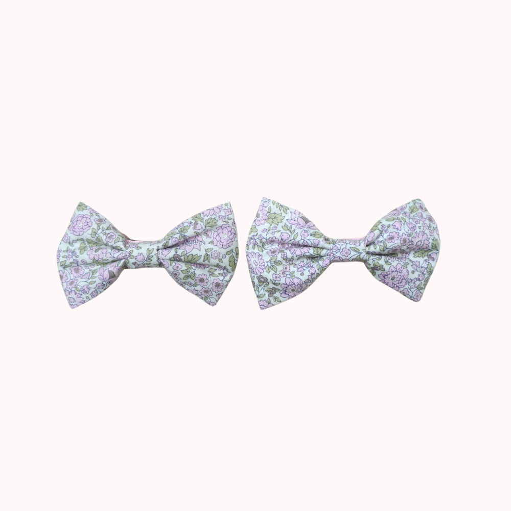 Leaf Lili Whispering Meadow Hair Accessories - Medium Classic Bow Set