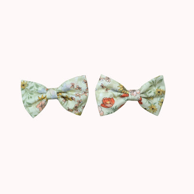 Leaf Lili Whispering Meadow Hair Accessories - Medium Classic Bow Set