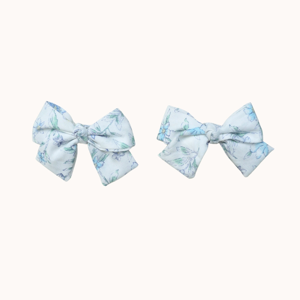 Leaf Lili Whispering Meadow Hair Accessories - Medium Classic Tail Bow Set
