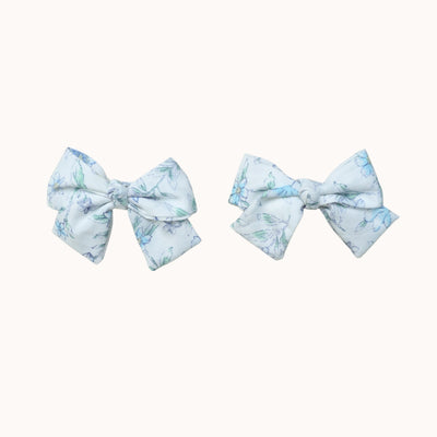 Leaf Lili Whispering Meadow Hair Accessories - Medium Classic Tail Bow Set