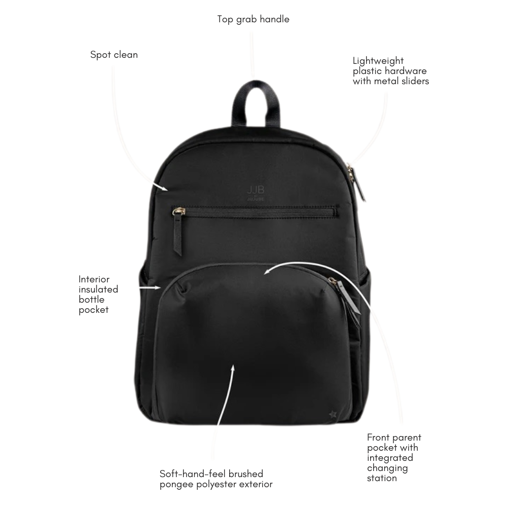 Jujube Deluxe Backpack - Black