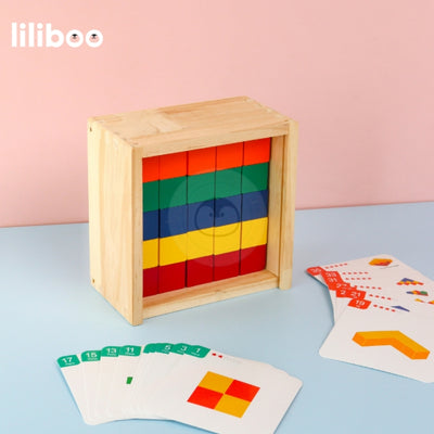 Liliboo Tora Logical Thinking Puzzle 3D Mainan Edukasi Anak Montessori Kayu